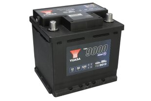 Akumuliatorius Yuasa YBX9012 AGM Start Stop, 50Ah 12V 520A цена и информация | Akumuliatoriai | pigu.lt