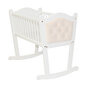 Lopšys kūdikiui Arus Carmen, 90x40 cm, baltas kaina ir informacija | Kūdikių lovytės | pigu.lt