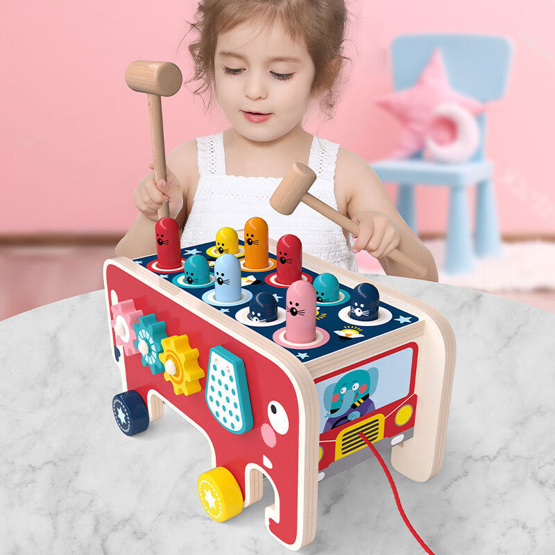 Arkadinis žaidimas Dramblys Aig цена и информация | Žaislai kūdikiams | pigu.lt