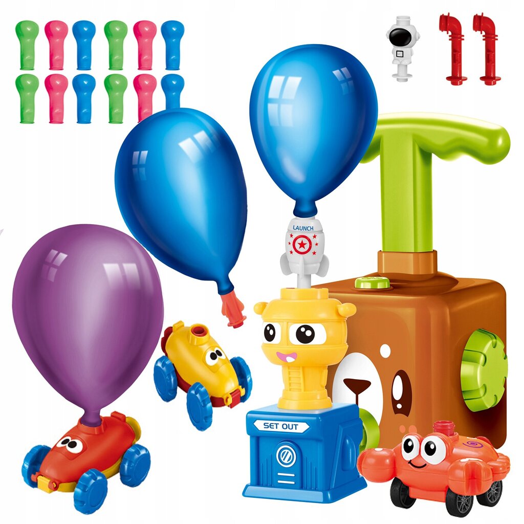 Balionų paleidimo rinkinys Meškiukas Power Ballon kaina ir informacija | Lavinamieji žaislai | pigu.lt