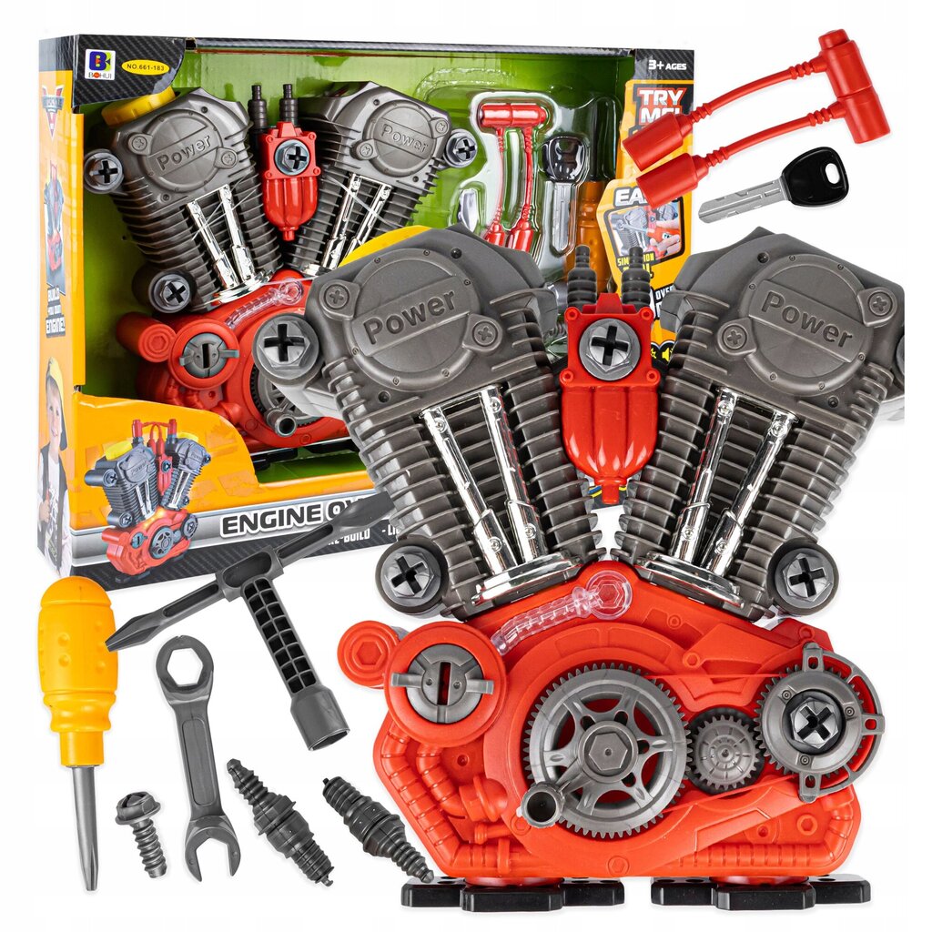 Žaislinio variklio įrankių rinkinys Aig kaina ir informacija | Žaislai berniukams | pigu.lt