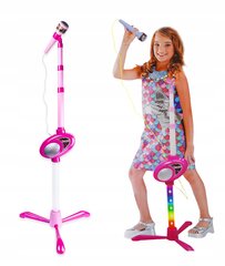 Mikrofonas ant stovo Aig, rožinis цена и информация | Развивающие игрушки | pigu.lt