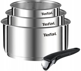 Tefal Ingenio puodų rinkinys, 4 dalių kaina ir informacija | Puodai, greitpuodžiai | pigu.lt