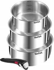 Tefal Ingenio puodų rinkinys, 4 dalių kaina ir informacija | Puodai, greitpuodžiai | pigu.lt