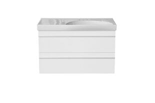 Товар с повреждением. Шкафчик для ванной комнаты с раковиной Nordic 90 R SH Ifö Standart, белый цена и информация | Товары с повреждениями | pigu.lt