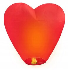 Летящий фонарь счастья - сердце цена и информация | Праздничные декорации | pigu.lt