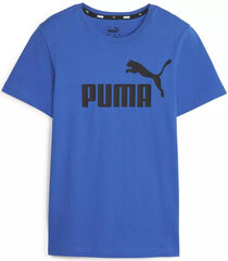 Puma Футболки Ess Logo Tee Blue 586960 47 586960 47/164 цена и информация | Рубашки для мальчиков | pigu.lt