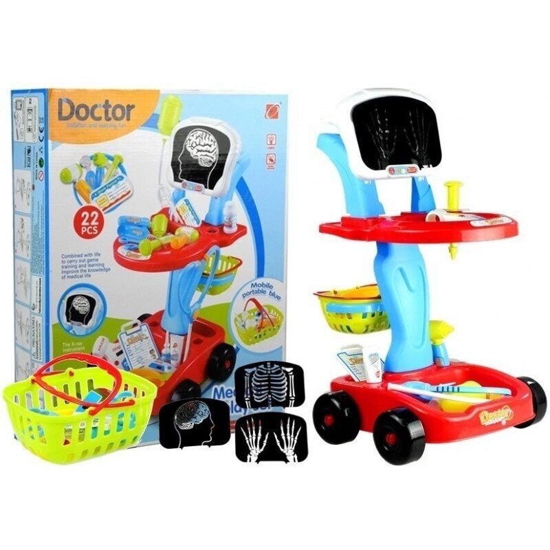 Daktaro rinkinys Lean Toys, 22 d. цена и информация | Žaislai mergaitėms | pigu.lt