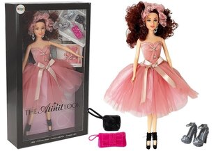 Lėlė modelis su priedais Lean Toys, 28 cm kaina ir informacija | Žaislai mergaitėms | pigu.lt