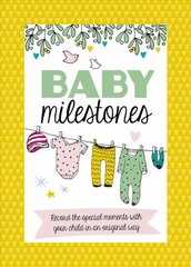 Baby Milestones Cards: Record the special moments with your child in an original way New edition kaina ir informacija | Saviugdos knygos | pigu.lt