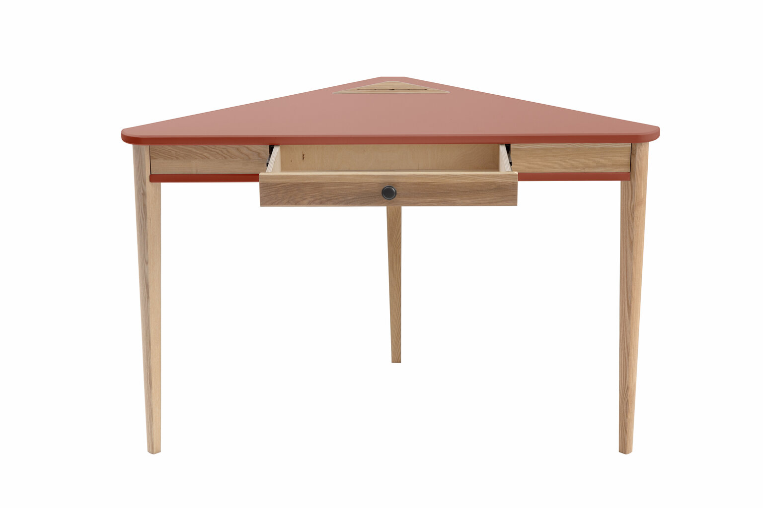 Rašomasis stalas Ashme, rudas/rožinis kaina ir informacija | Kompiuteriniai, rašomieji stalai | pigu.lt