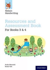 Nelson Handwriting: Year 3-4/Primary 4-5: Resources and Assessment Book for Books 3 and 4 цена и информация | Книги для подростков  | pigu.lt