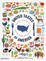 United Tastes of America: An Atlas of Food Facts & Recipes from Every State! kaina ir informacija | Receptų knygos | pigu.lt