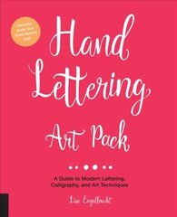 Hand Lettering Art Pack: A Guide to Modern Lettering, Calligraphy, and Art Techniques-Includes book and lined sketch pad kaina ir informacija | Knygos apie sveiką gyvenseną ir mitybą | pigu.lt