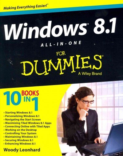 Windows 8.1 All-in-one For Dummies kaina ir informacija | Ekonomikos knygos | pigu.lt