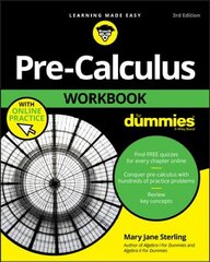 Pre-Calculus Workbook For Dummies 3rd edition kaina ir informacija | Ekonomikos knygos | pigu.lt