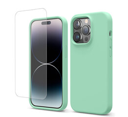 Soundberry Silicone  Set iPhone 14 Pro Max Pistachio 2.5D цена и информация | Чехлы для телефонов | pigu.lt