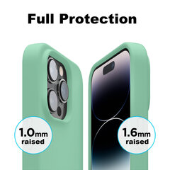 Soundberry Silicone  Set iPhone 14 Pro Max Pistachio 2.5D цена и информация | Чехлы для телефонов | pigu.lt