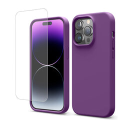 Soundberry Silicone   Set iPhone 14 Pro Max Amethyst 2.5D цена и информация | Чехлы для телефонов | pigu.lt