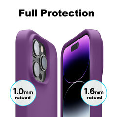 Soundberry Silicone   Set iPhone 14 Pro Max Amethyst 2.5D цена и информация | Чехлы для телефонов | pigu.lt