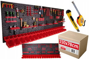 Lenta įrankiams laikyti ZKT50R 78 ​​cm x 230 cm kaina ir informacija | Įrankių dėžės, laikikliai | pigu.lt