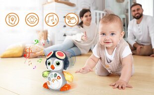 Interaktyvus muzikinis žaislas Pingvinas kaina ir informacija | Žaislai kūdikiams | pigu.lt