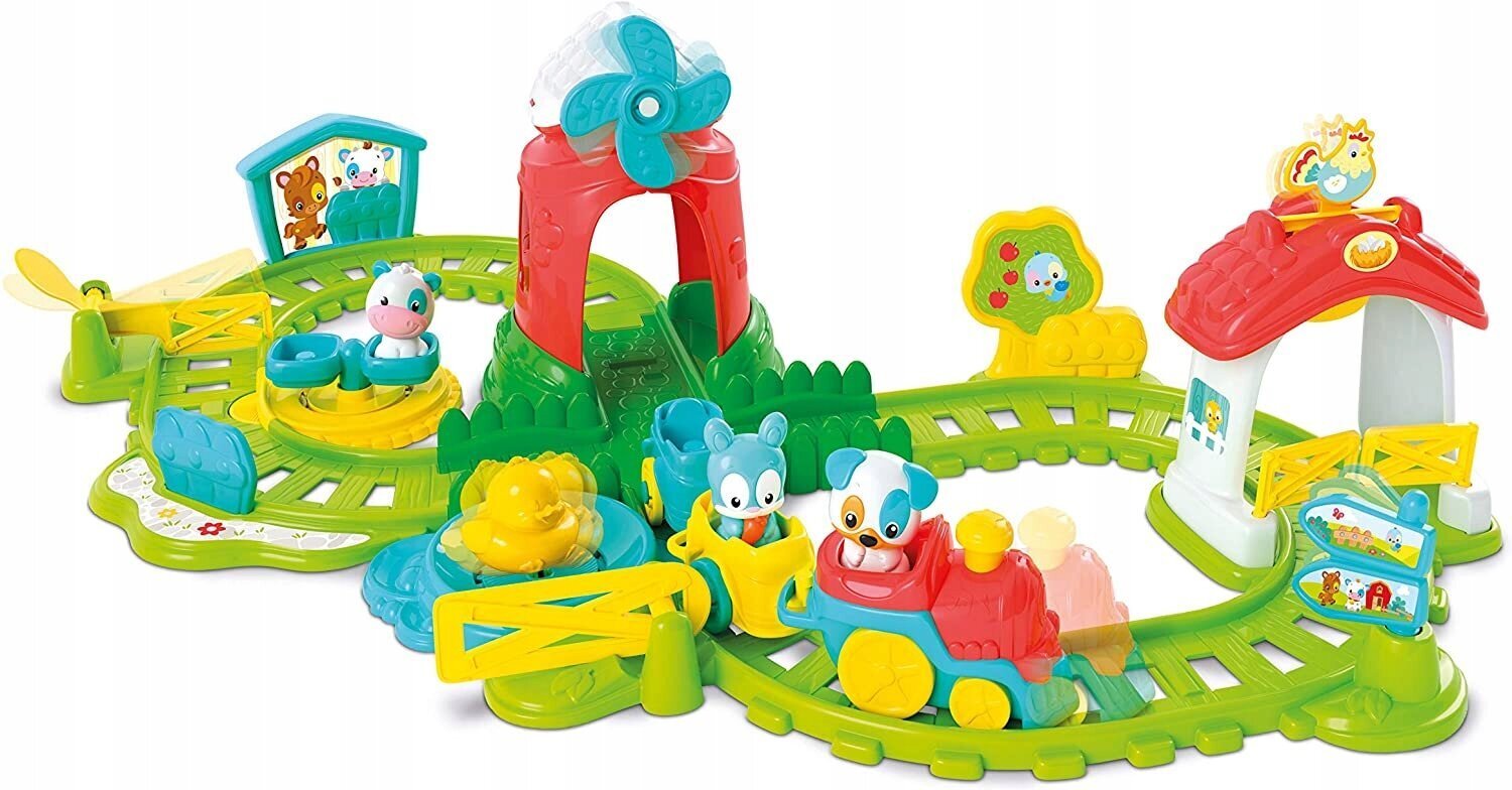 Edukacinis žaislas Clementoni Traukinys Ūkyje цена и информация | Žaislai kūdikiams | pigu.lt