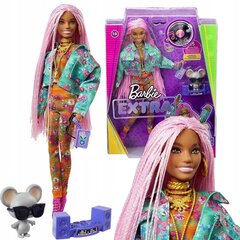 Lėlė rožiniais plaukais Barbie Extra цена и информация | Игрушки для девочек | pigu.lt