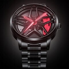 Vyriškas laikrodis GT 1471, ratlankio stiliaus, juodos spalvos цена и информация | Мужские часы | pigu.lt