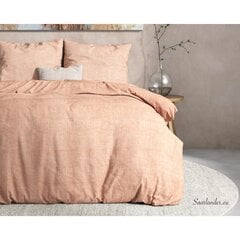 Комплект фланелевого постельного белья LEO, 200x220см, розовый цена и информация | Постельное белье | pigu.lt