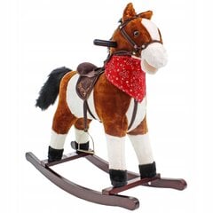 Лошадка-качалка RSKY, коричневая цена и информация | Игрушки для малышей | pigu.lt
