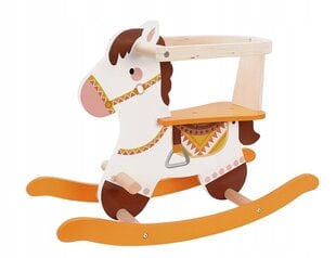 Деревянная лошадка-качалка Леомарк цена и информация | Игрушки для малышей | pigu.lt