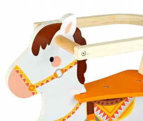 Деревянная лошадка-качалка Леомарк цена и информация | Игрушки для малышей | pigu.lt
