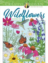 Creative Haven Wildflowers Coloring Book kaina ir informacija | Knygos mažiesiems | pigu.lt