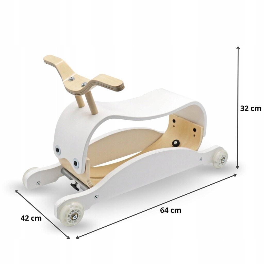Supamas medinis Montessori arkliukas Mamabrum цена и информация | Žaislai kūdikiams | pigu.lt