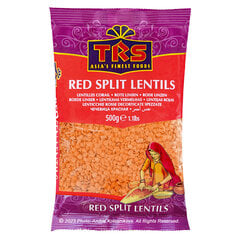 Raudoni suskaldyti lęšiai TRS Red Split Lentils, 500g kaina ir informacija | Kruopos, dribsniai, košės | pigu.lt
