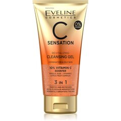 Regeneruojantis veido prausiklis Eveline C Sensation 3in1, 150 ml цена и информация | Средства для очищения лица | pigu.lt