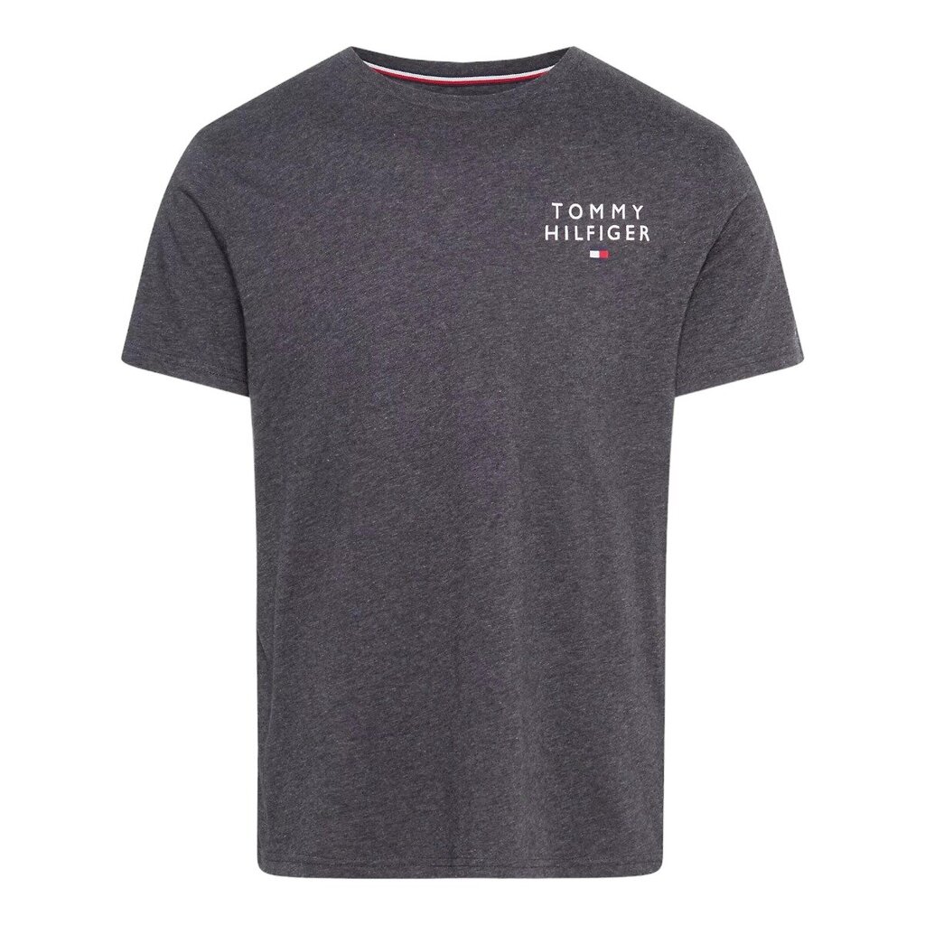 Tommy Hilfiger marškinėliai vyrams, pilki kaina ir informacija | Vyriški marškinėliai | pigu.lt