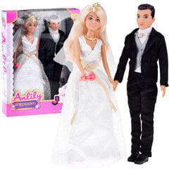 Набор кукол Anlily - жених и невеста цена и информация | Игрушки для девочек | pigu.lt