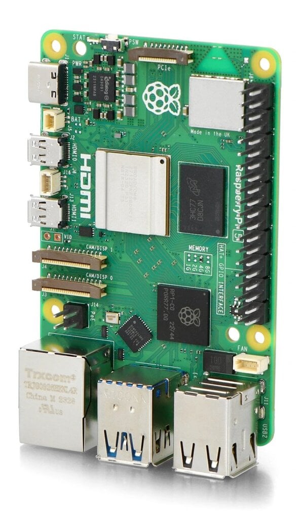 Raspberry Pi 5 8GB цена и информация | Atviro kodo elektronika | pigu.lt