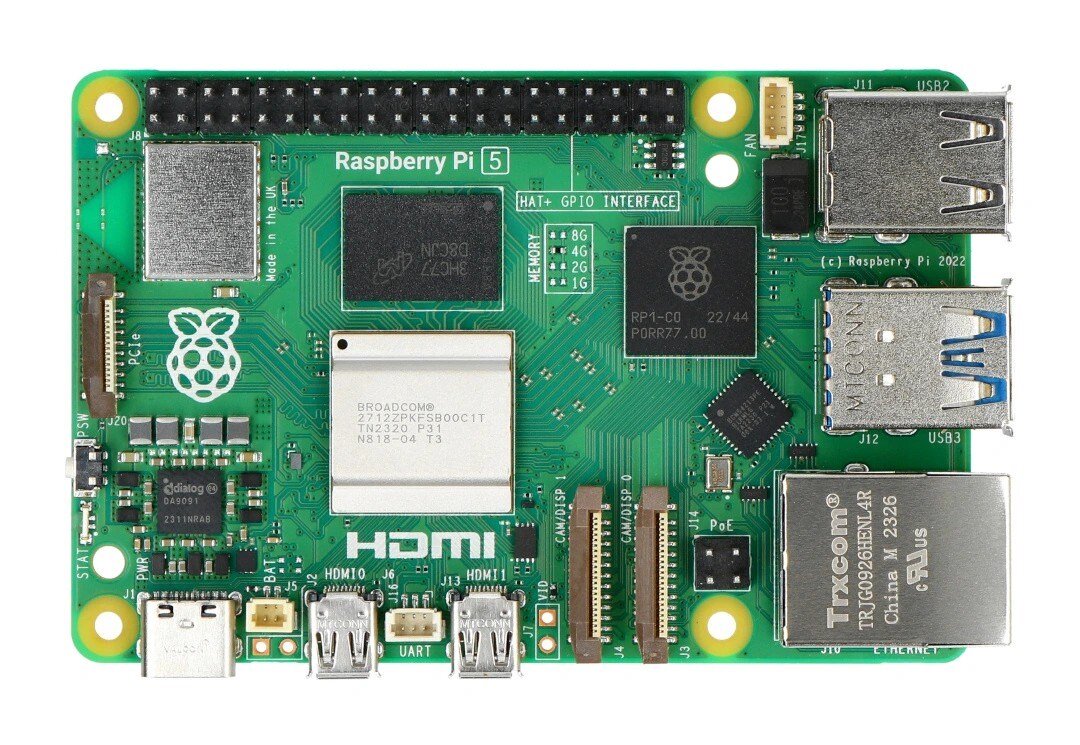 Raspberry Pi 5 8GB kaina ir informacija | Atviro kodo elektronika | pigu.lt