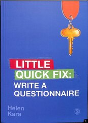 Write a Questionnaire: Little Quick Fix kaina ir informacija | Enciklopedijos ir žinynai | pigu.lt