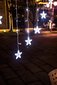 Kalėdinė girlianda Varvekliai ir žvaigždės, 136 LED, 5.6 m kaina ir informacija | Girliandos | pigu.lt