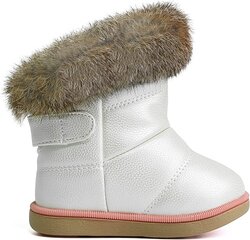 Теплые детские зимние сапожки, белые цена и информация | Детская зимняя обувь | pigu.lt