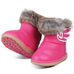 Žieminiai batai mergaitėms, rožiniai kaina ir informacija | Žieminiai batai vaikams | pigu.lt