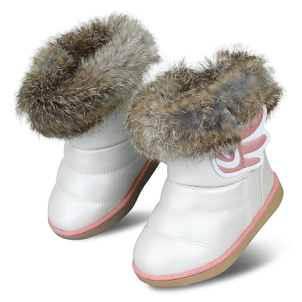 Žieminiai batai mergaitėms, balti kaina ir informacija | Žieminiai batai vaikams | pigu.lt