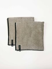A grupe kilpiniai rankšluosčiai, 2 vnt., 45x65 cm, juodos/smėlio spalvos kaina ir informacija | Rankšluosčiai | pigu.lt