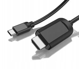 Кабель HDMI / USB - C Adapter 2 M Видео цена и информация | Кабели и провода | pigu.lt