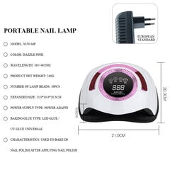 УФ/светодиодная лампа для ногтей 2в1 LIVMAN SUN S6, 168 Вт цена и информация | Аппараты для маникюра и педикюра | pigu.lt