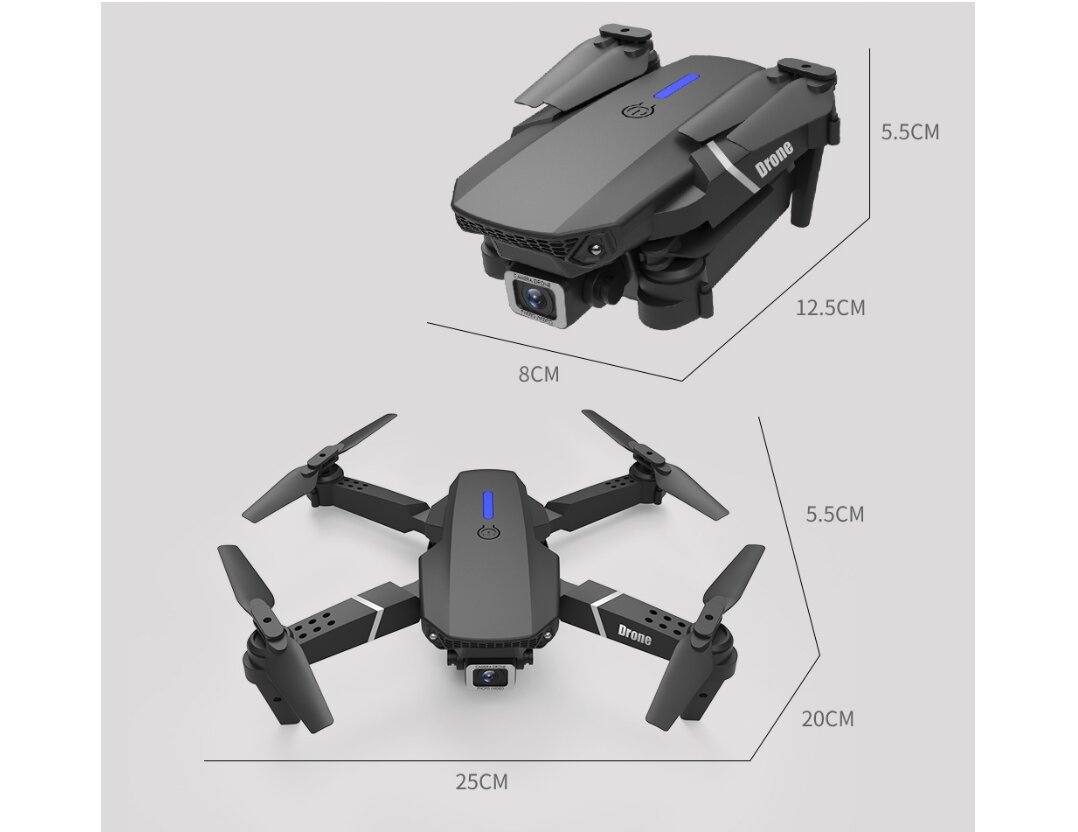 Dronas E95 PRO цена и информация | Dronai | pigu.lt